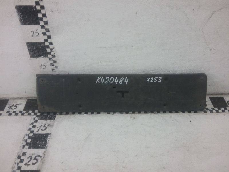 Накладка переднего бампера под номер