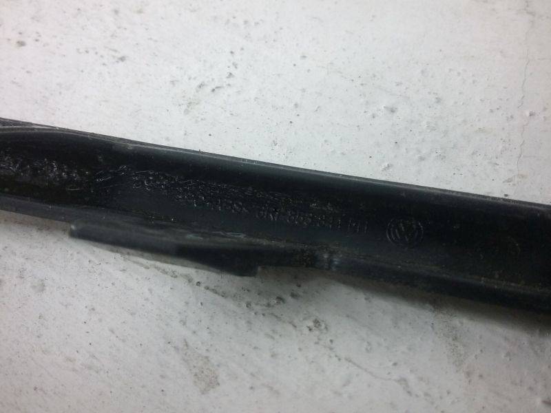 Накладка заднего бампера левая