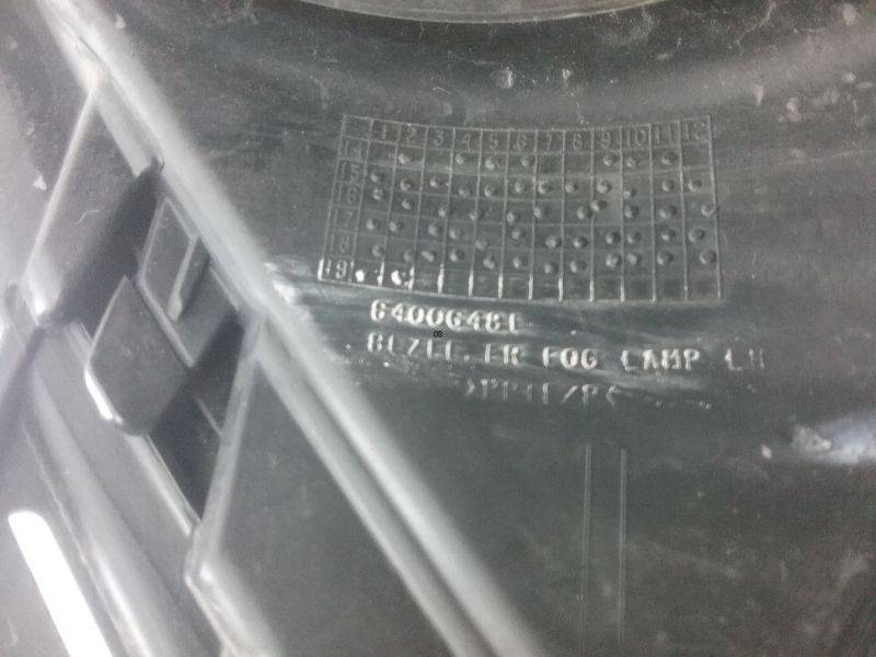 Накладка переднего бампера левая