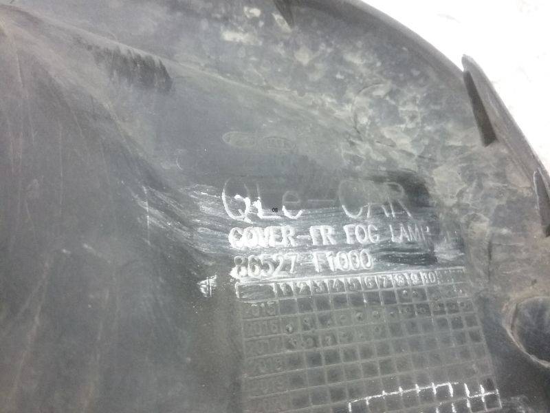 Накладка переднего бампера левая