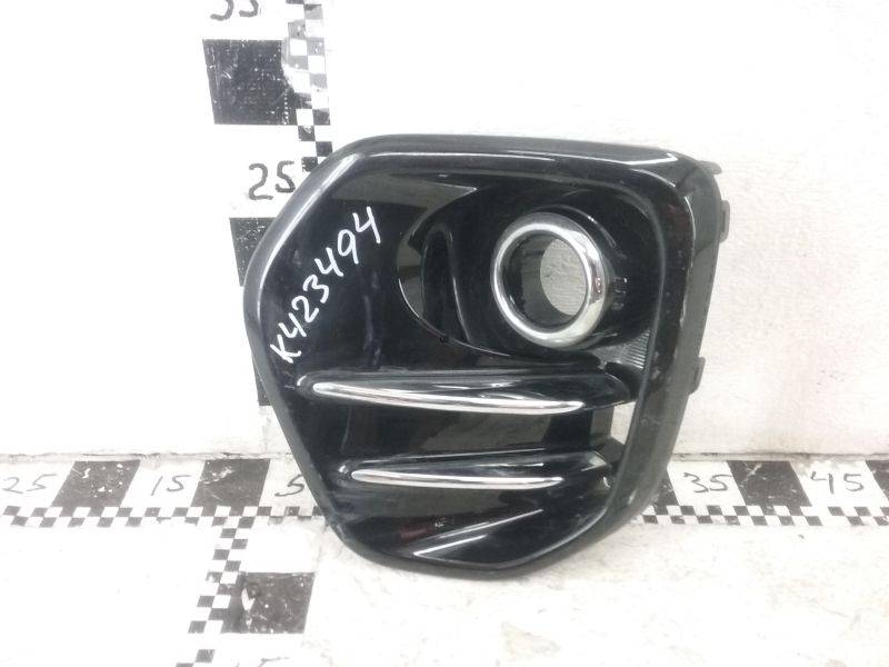 Накладка переднего бампера левая