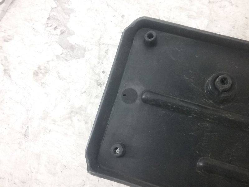 Накладка переднего бампера под номер