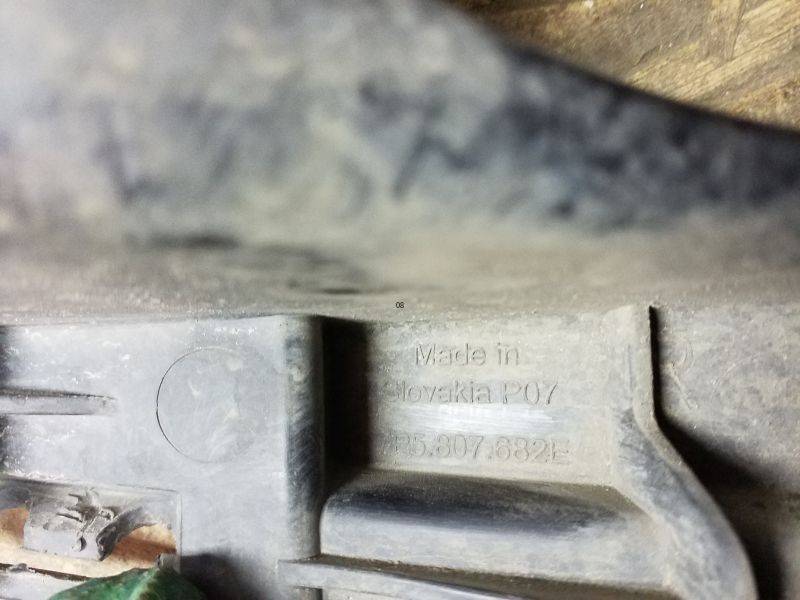 Решетка в бампер правая