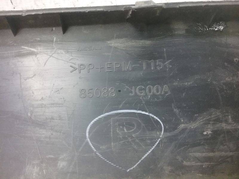 Накладка заднего бампера правая