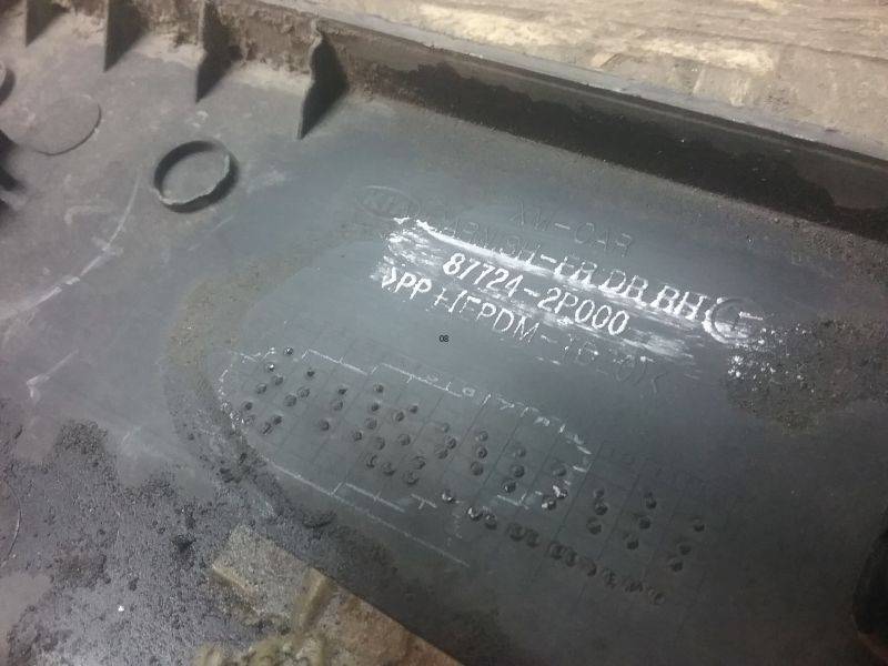 Накладка двери передней правой