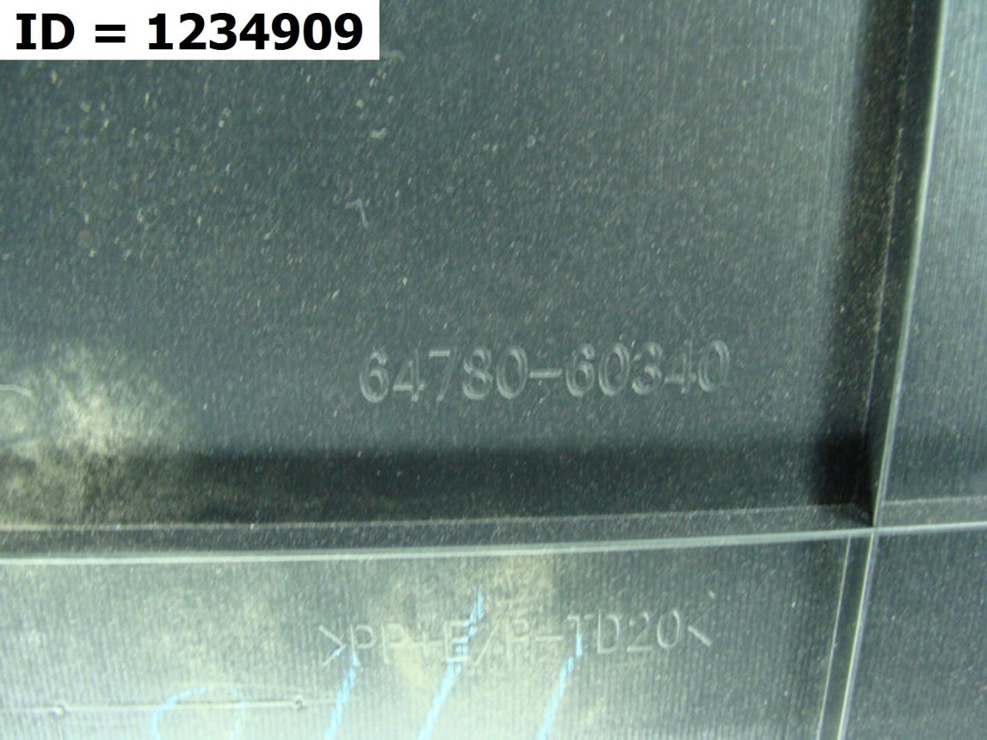 Обшивка крышки багажника