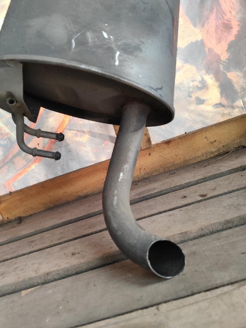 Глушитель основной / задняя часть