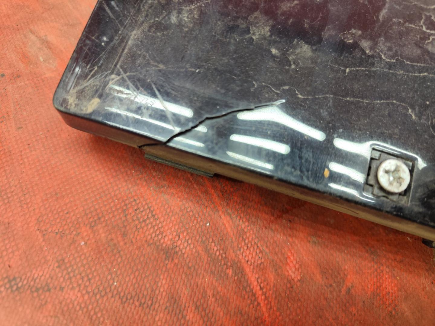 Накладка переднего бампера под номер