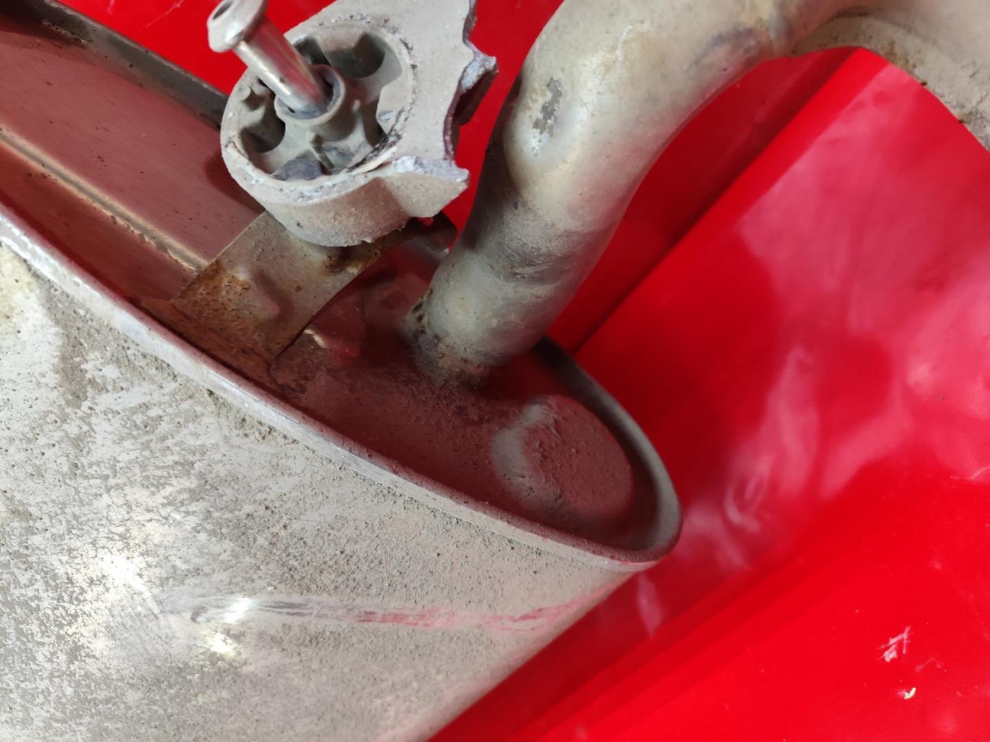 Глушитель основной / задняя часть