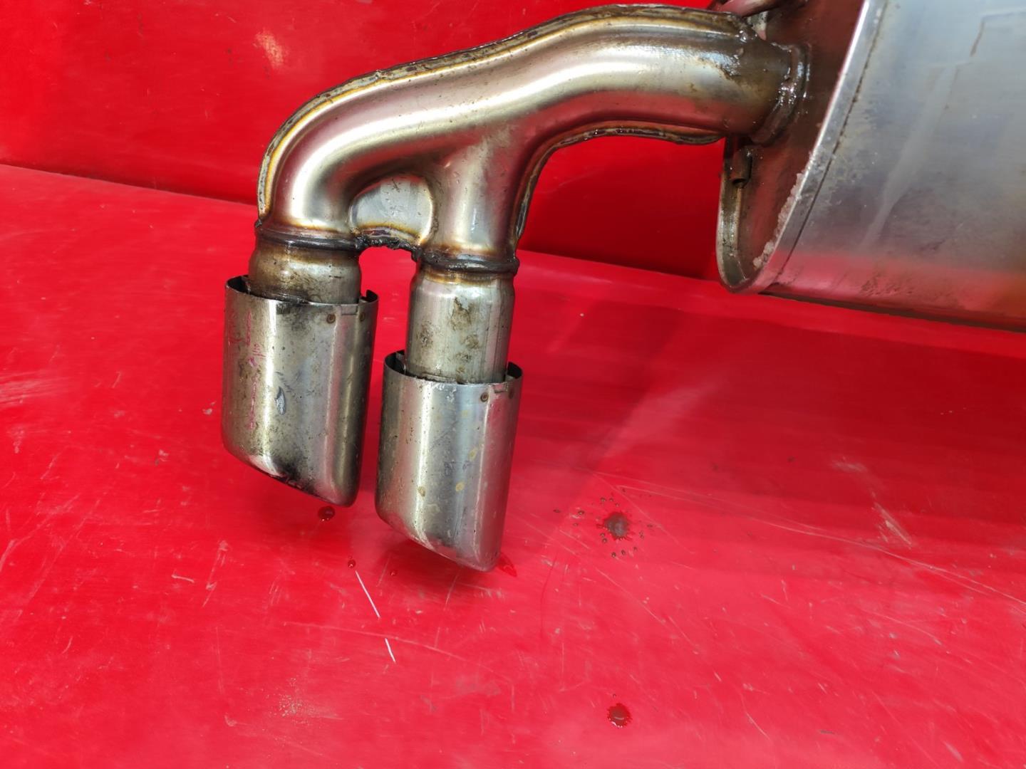 Глушитель основной / задняя часть