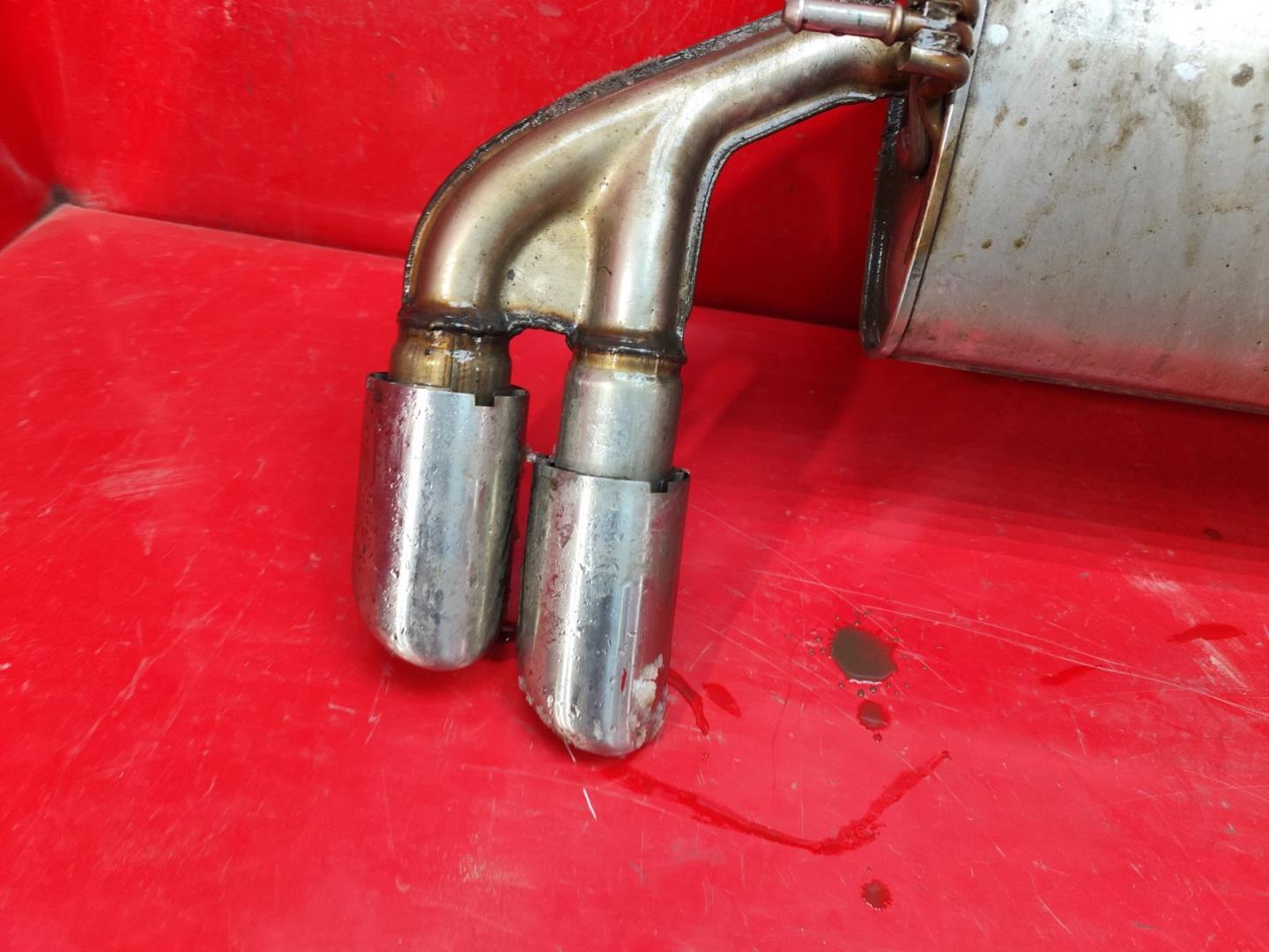 Глушитель основной / задняя часть