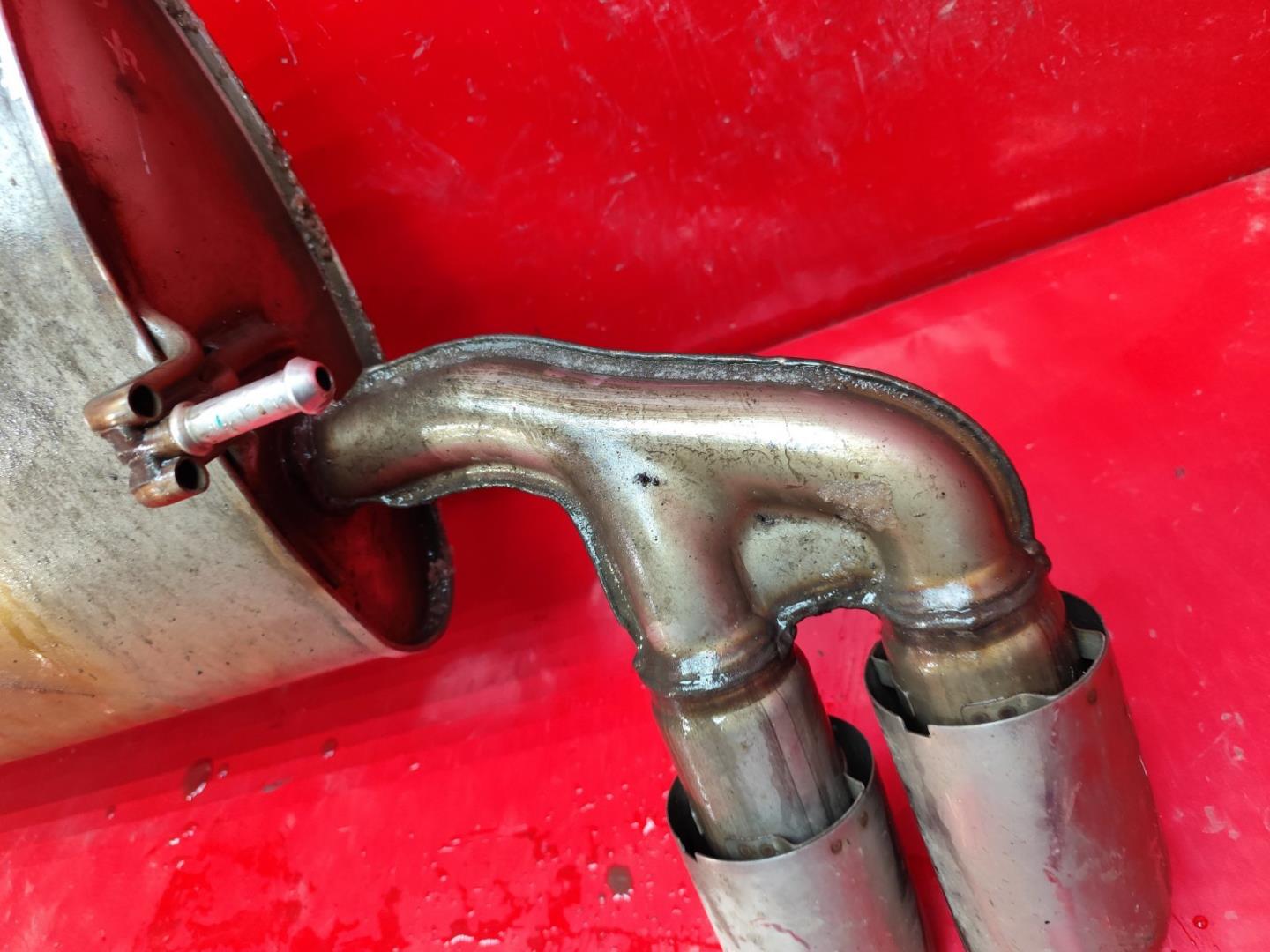 Глушитель основной / задняя часть