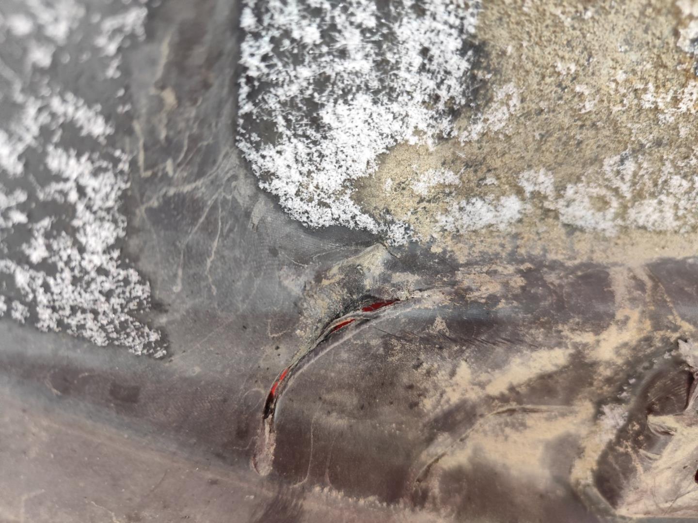 Пыльник переднего бампера