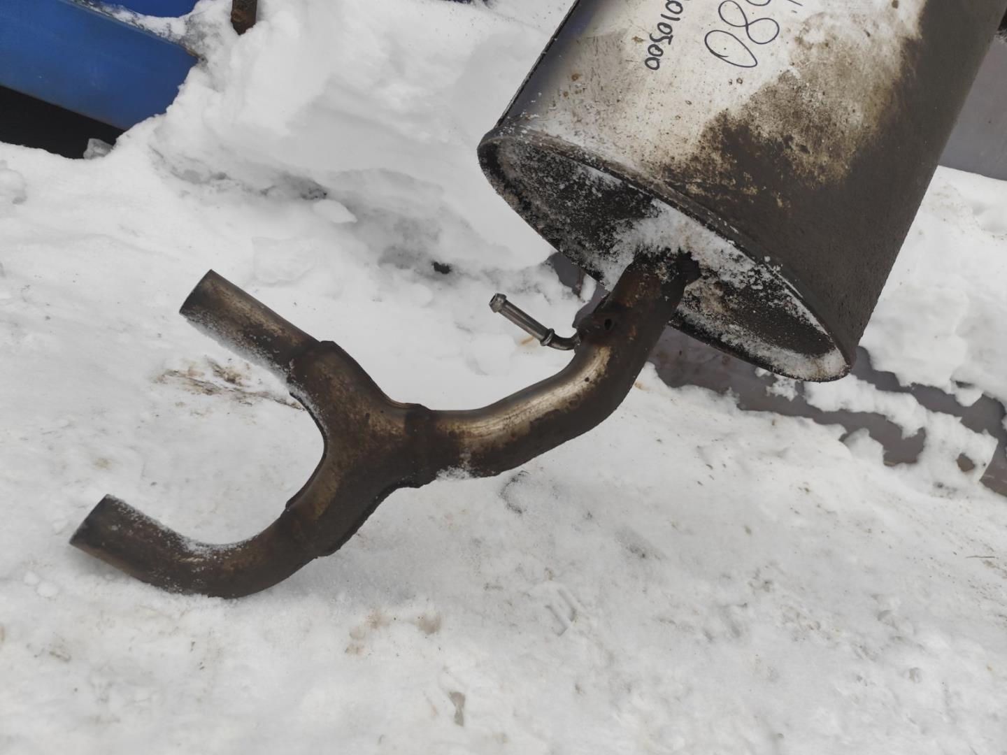 Глушитель основной / задняя часть