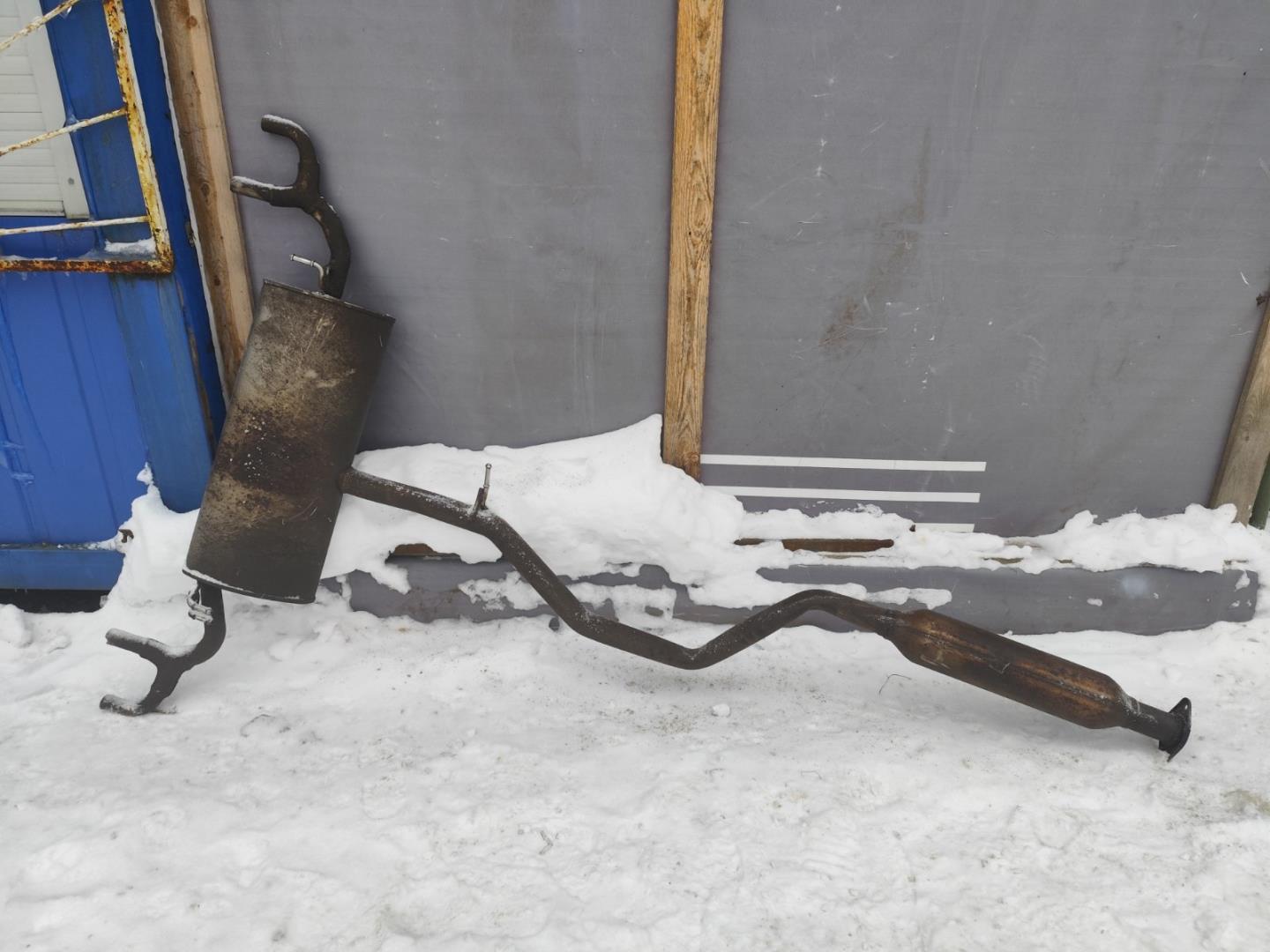 Глушитель основной / задняя часть