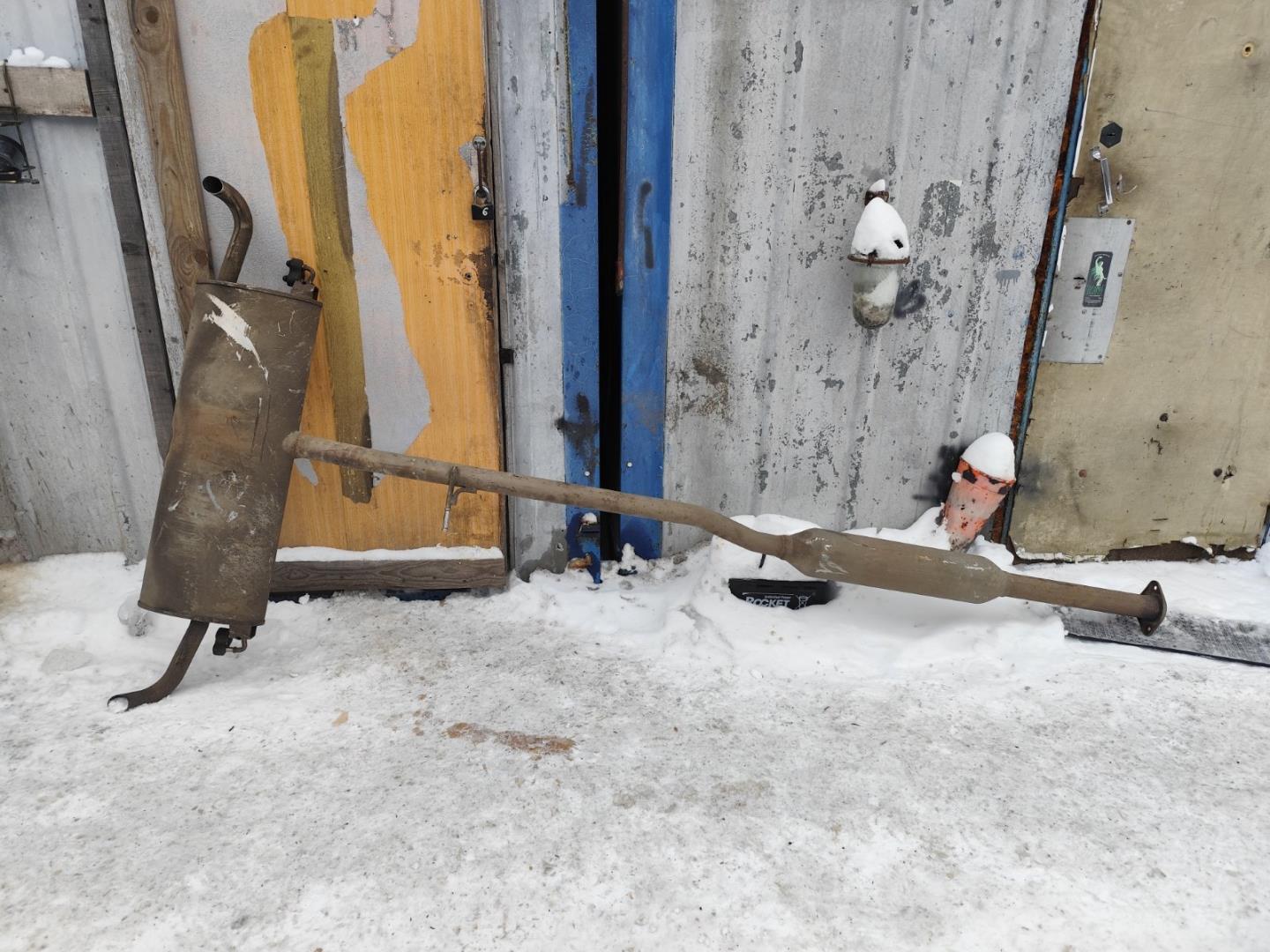 Глушитель основной / задняя часть