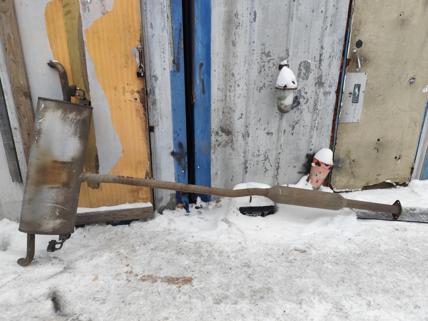 Глушитель основной / задняя часть