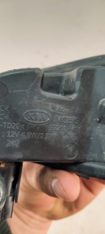 Фара противотуманная правая