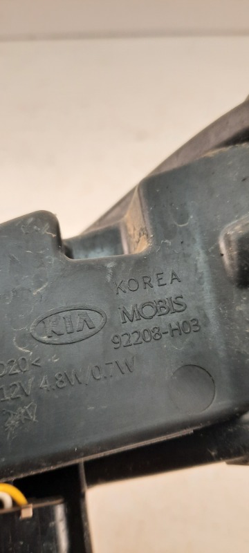 Фара противотуманная правая