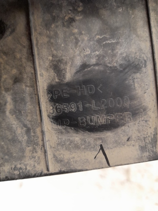 Спойлер переднего бампера