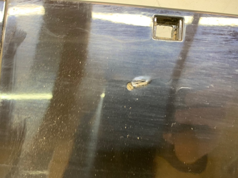 Накладка переднего бампера под номер