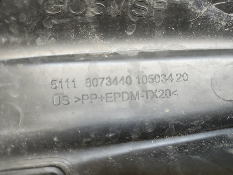 Рамка противотуманной фары правой