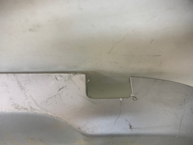 Накладка заднего бампера