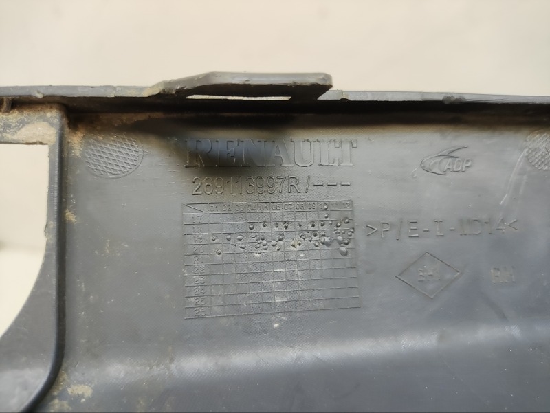 Накладка переднего бампера правая