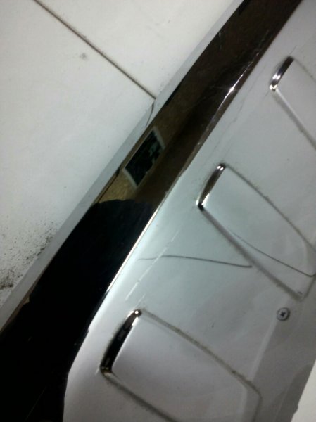 Накладка заднего бампера