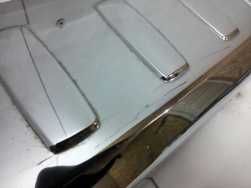 Накладка заднего бампера