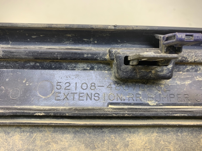 Спойлер заднего бампера