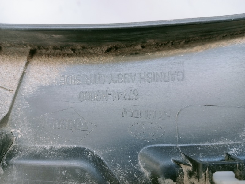 Накладка заднего крыла левого