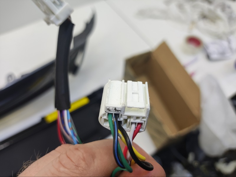 Зеркало левое механическое