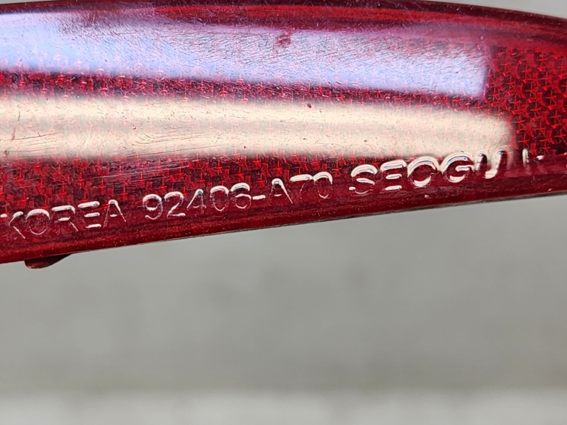 Отражатель в бампер задний правый