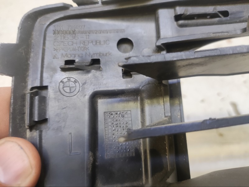 Решетка в бампер левая