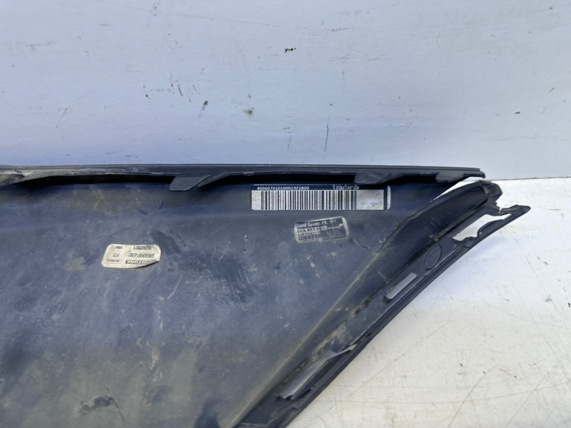 Спойлер переднего бампера левый