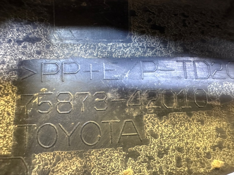 Накладка заднего крыла правого