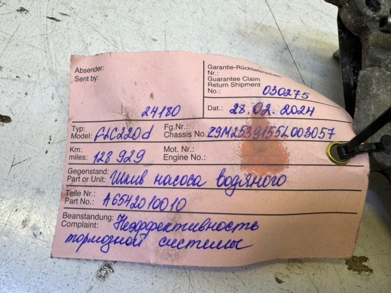 Насос водяной (помпа)