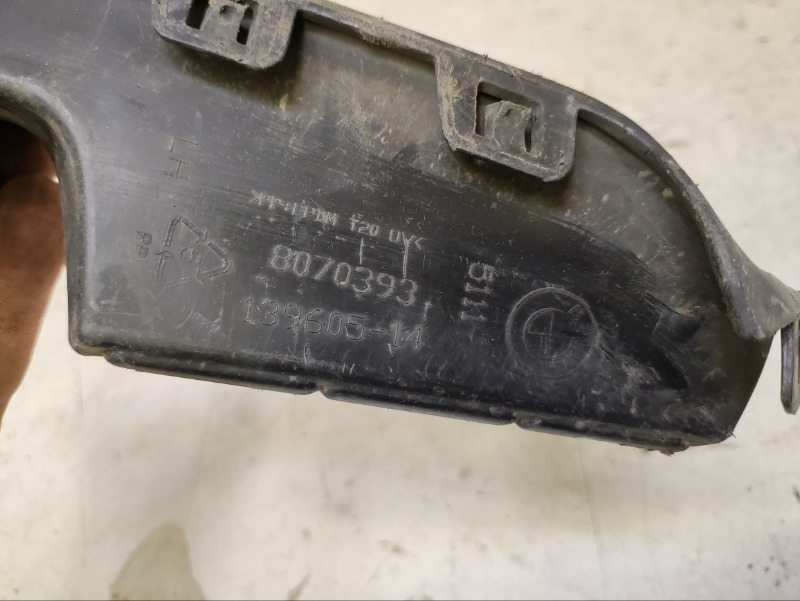 Накладка переднего бампера левая