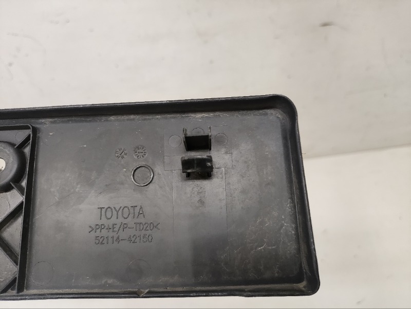 Накладка переднего бампера под номер