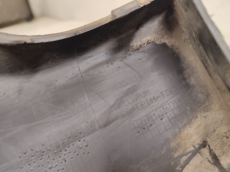 Накладка переднего бампера правая