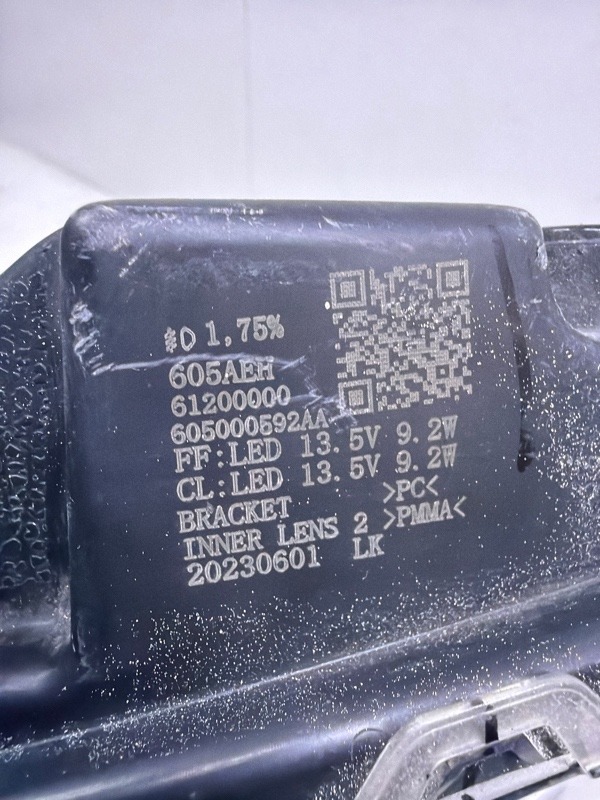 Фара противотуманная левая