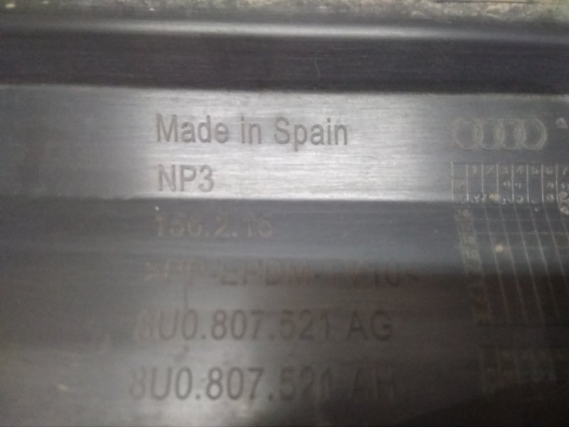 Спойлер заднего бампера