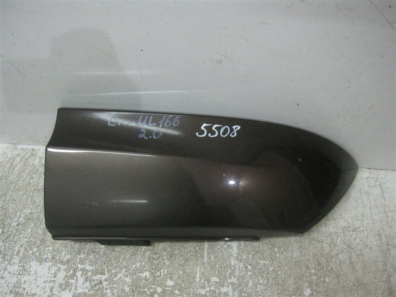 Накладка заднего бампера левая