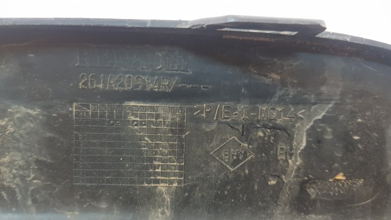 Рамка противотуманной фары правой