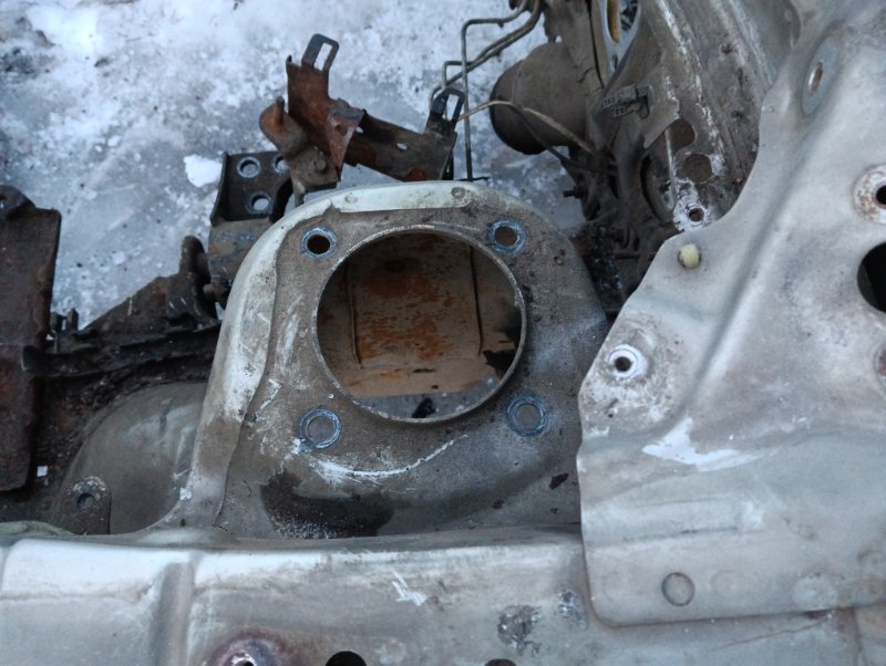 Лонжерон передний левый