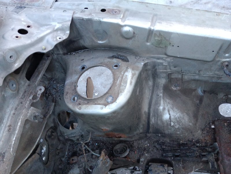 Лонжерон передний левый