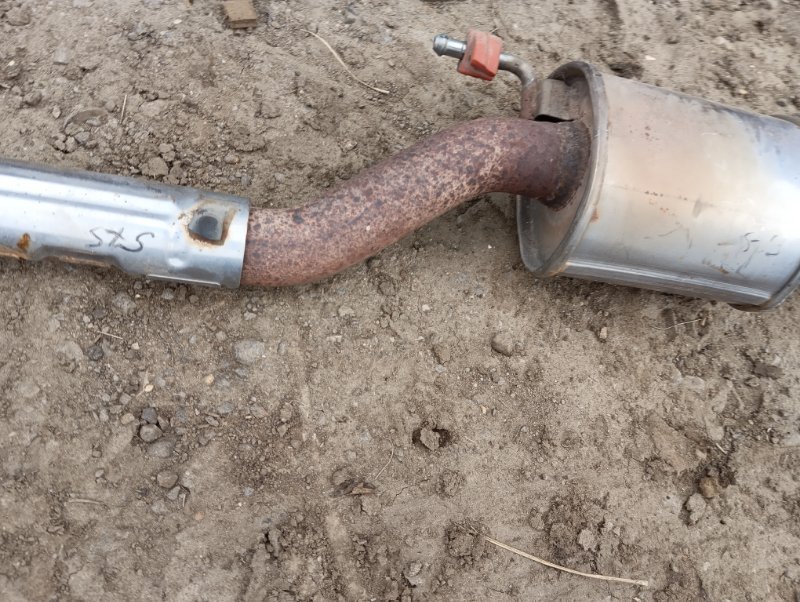 Глушитель основной / задняя часть