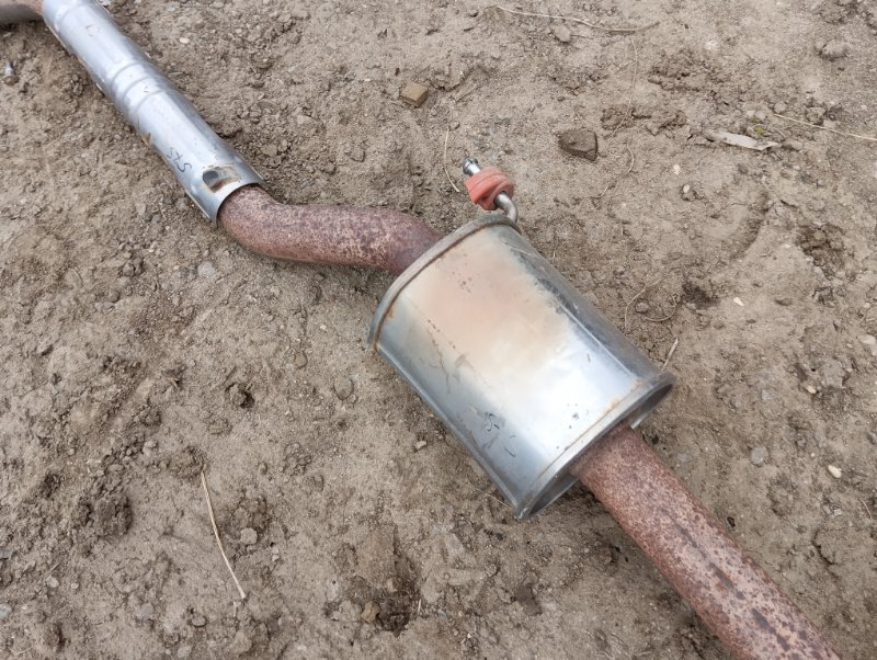 Глушитель основной / задняя часть