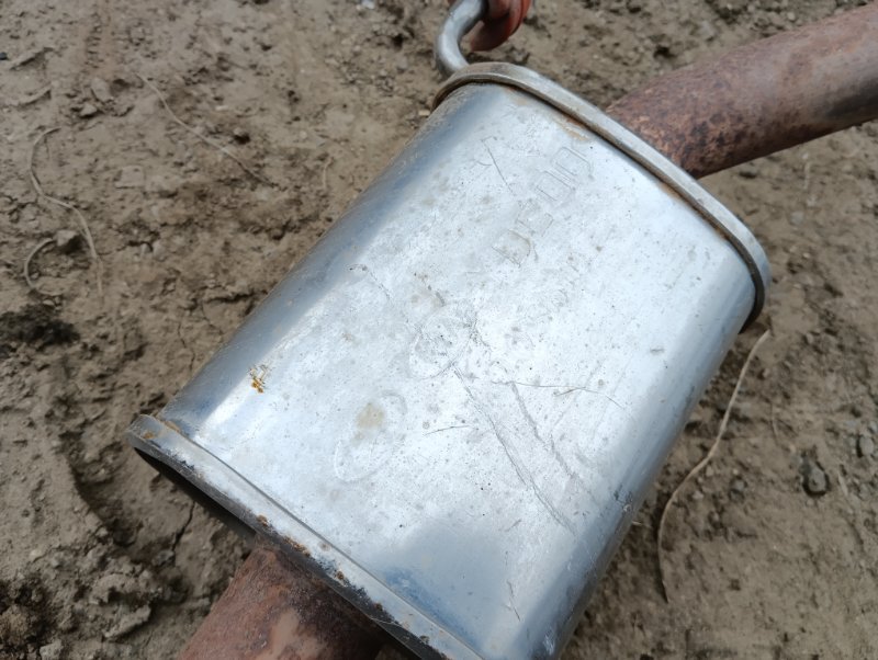 Глушитель основной / задняя часть